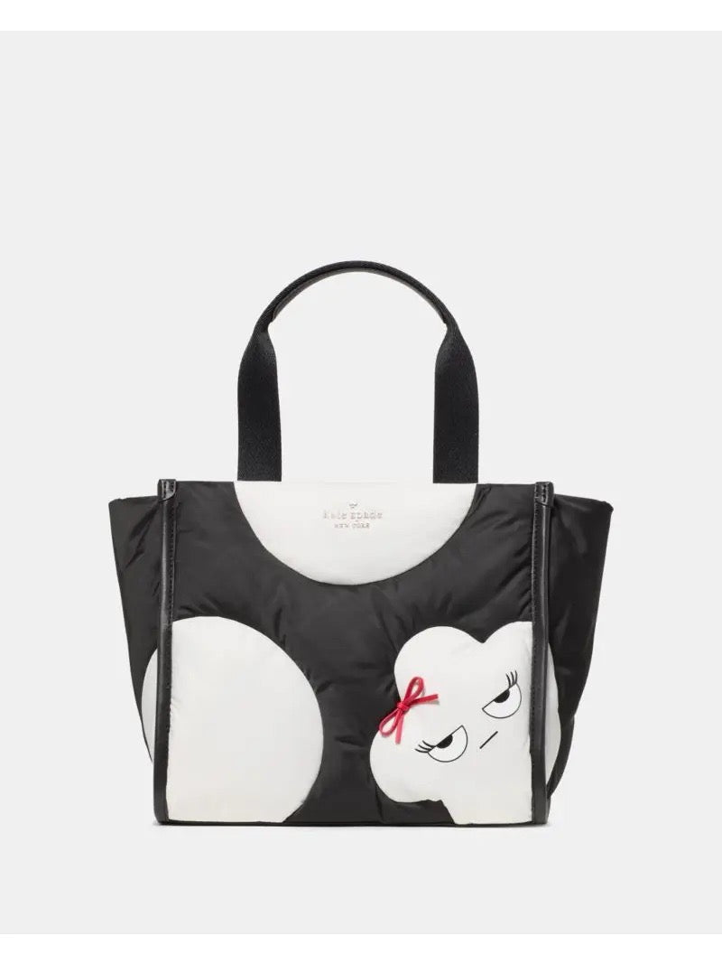 [WEB EXCLUSIVE][INCOMING ETA 30 DAYS] Kate Spade Kip Monsters Small Tote Bag in Black Multi (KP357)