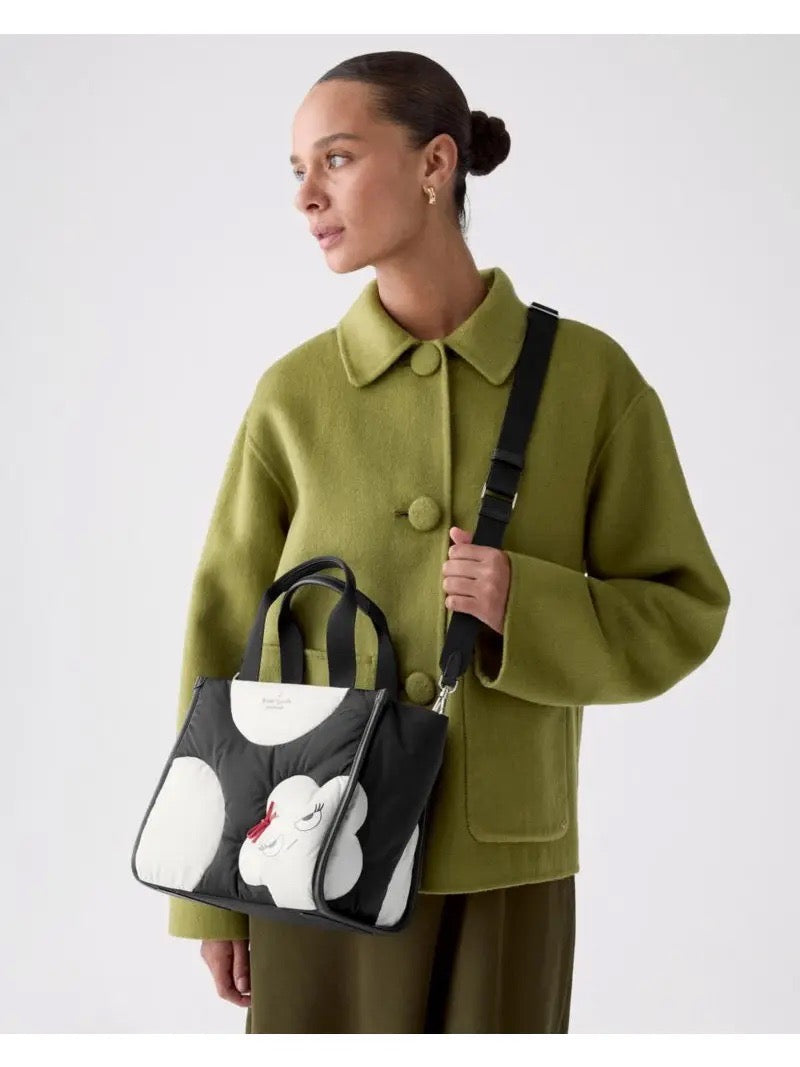 [WEB EXCLUSIVE][INCOMING ETA 30 DAYS] Kate Spade Kip Monsters Small Tote Bag in Black Multi (KP357)