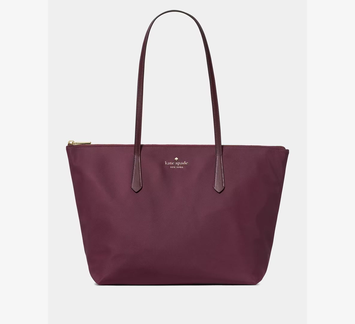 [INCOMING ETA 30 DAYS] Kate Spade Kitt Ksnyl Tote Bag in Deep Cherry (KC455)