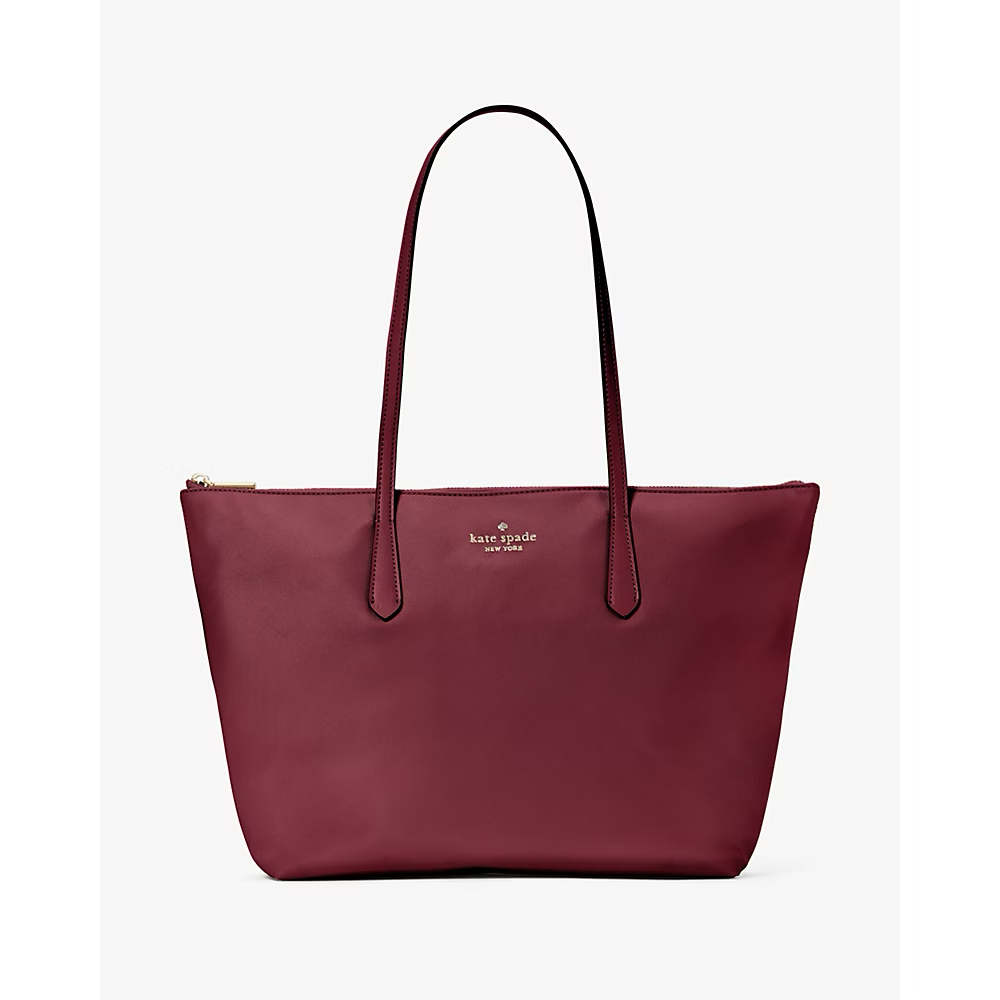 Kate Spade Kitt Nylon Medium Tote In Blackberry Preserves (KC455)