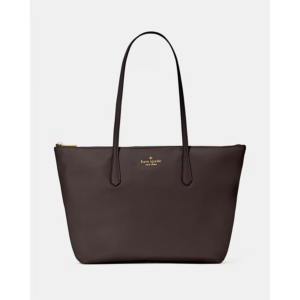 [INCOMING ETA 30 DAYS] Kate Spade Kitt Nylon Medium Tote in Hot Fudge (KC455)