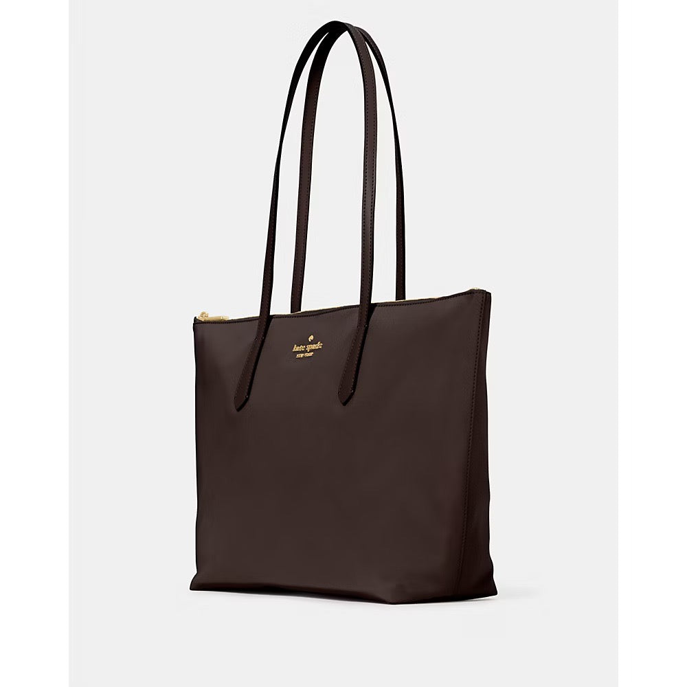 [INCOMING ETA 30 DAYS] Kate Spade Kitt Nylon Medium Tote in Hot Fudge (KC455)