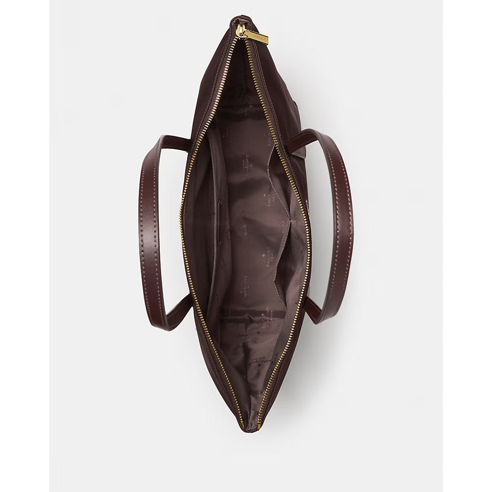 [INCOMING ETA 30 DAYS] Kate Spade Kitt Nylon Medium Tote in Hot Fudge (KC455)