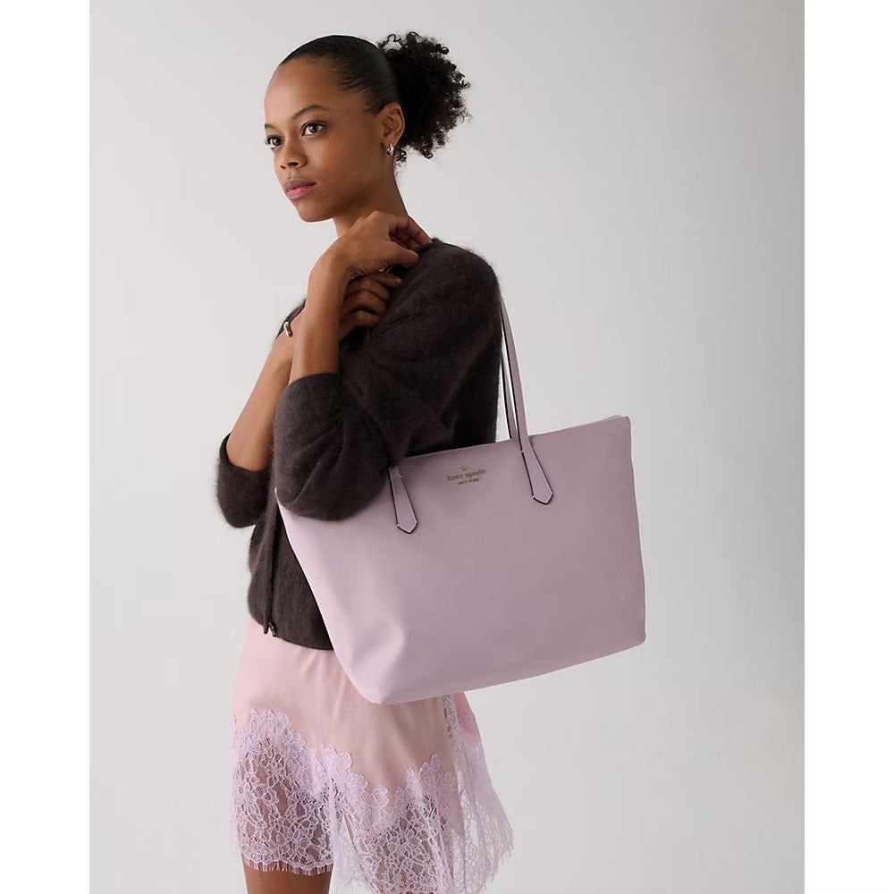 [INCOMING ETA 30 DAYS] Kate Spade Kitt Nylon Medium Tote in Lavender (KC455)