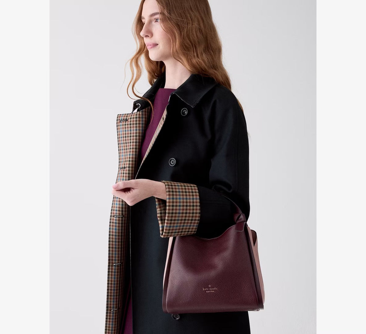 [READY STOCK MY] Kate Spade Knott Carryall Bag in Grenache Multi (KM664)