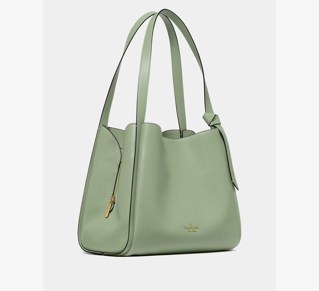 [WEB EXCLUSIVE][READY STOCK MY] Kate Spade Knott Large Carryall Bag In Balsam Green (KM663)
