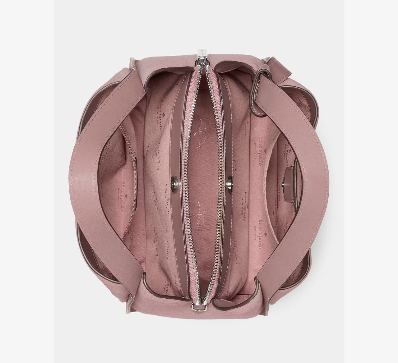 [WEB EXCLUSIVE][READY STOCK MY] Kate Spade Knott Suede Carryall Bag in Dusk Rose (KN308)