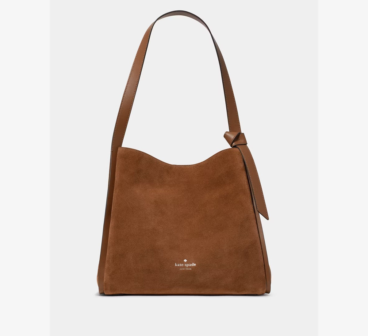 [WEB EXCLUSIVE][READY STOCK MY] Kate Spade Knott Suede Large Carryall in Warm Ginger (KN309)