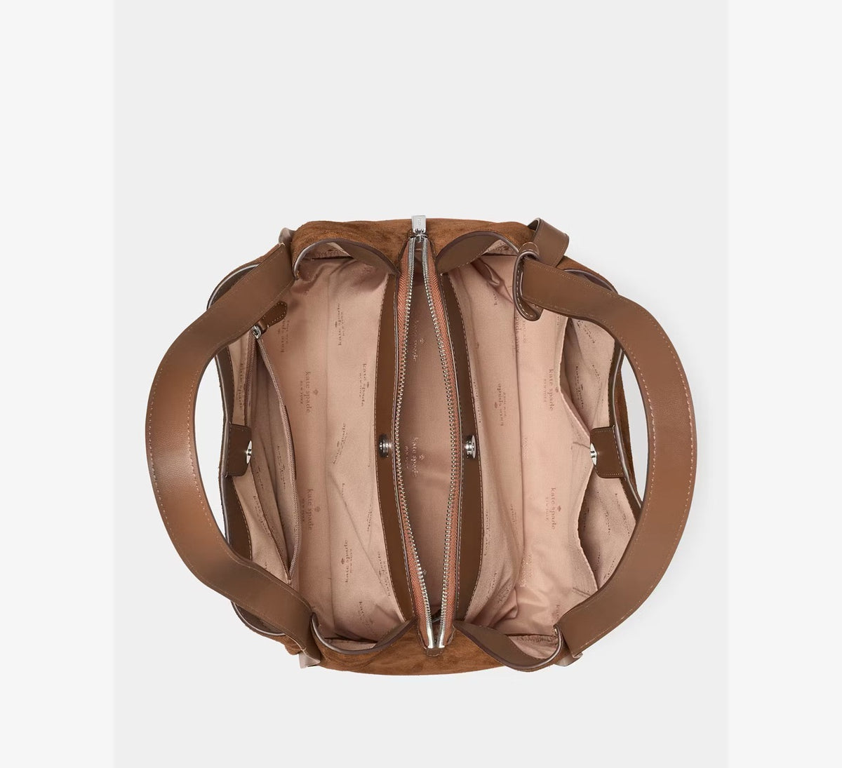 [WEB EXCLUSIVE][READY STOCK MY] Kate Spade Knott Suede Large Carryall in Warm Ginger (KN309)