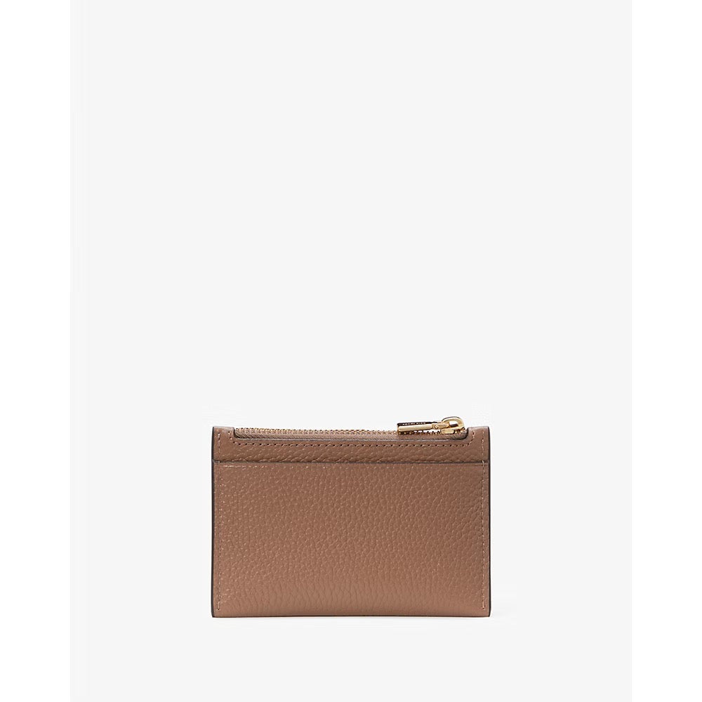 [READY STOCK MY] Kate Spade Knott Zip Card Case in Warm Acorn (KH156)