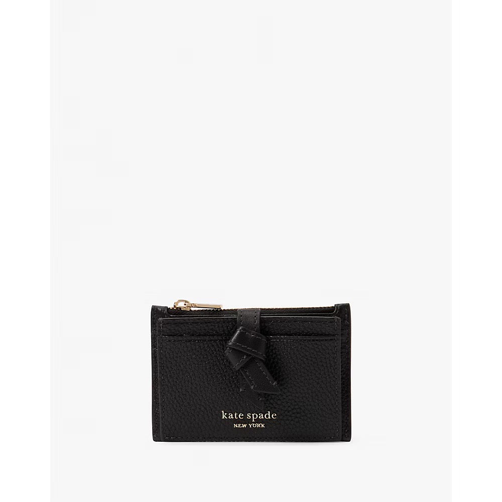 [INCOMING ETA 30 DAYS] Knott Zip Card Case in Black (KH156)