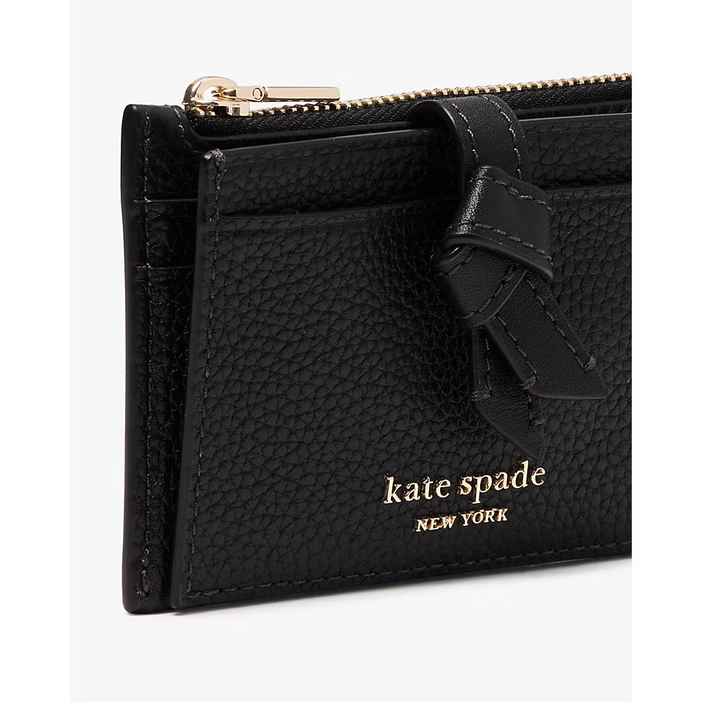 [INCOMING ETA 30 DAYS] Knott Zip Card Case in Black (KH156)