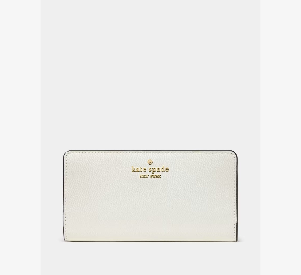 [WEB EXCLUSIVE][READY STOCK MY] Kate Spade Large Slim Bifold Wallet in Meringue (KN777)