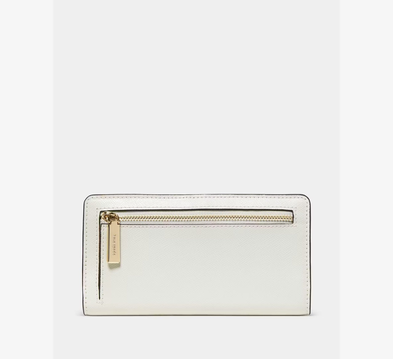 [WEB EXCLUSIVE][READY STOCK MY] Kate Spade Large Slim Bifold Wallet in Meringue (KN777)