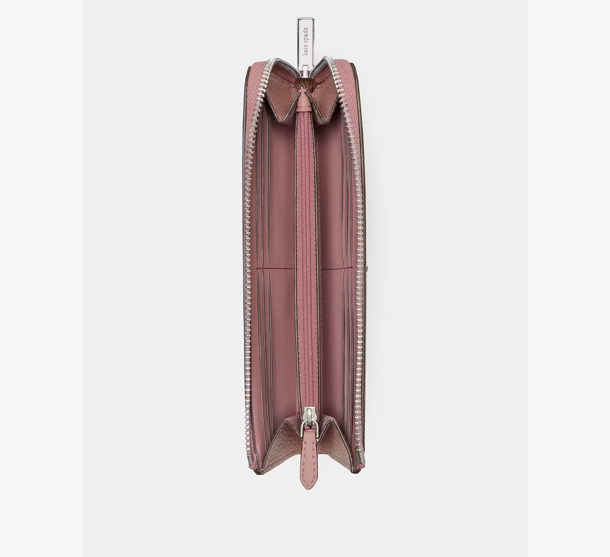 [WEB EXCLUSIVE][READY STOCK MY] Kate Spade Large Slim L-zip Wallet in Dusk Rose (KP354)