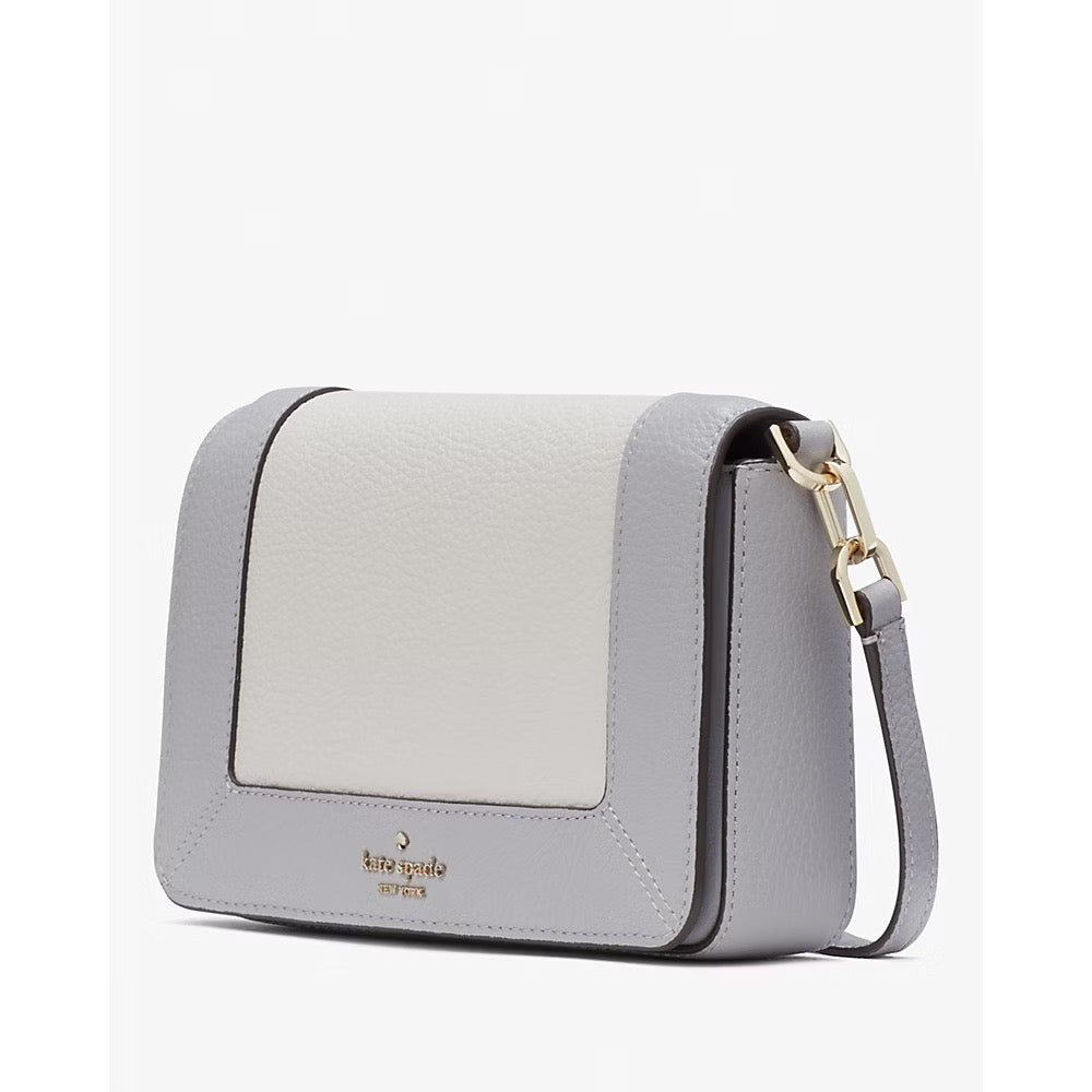 [INCOMING ETA 30 DAYS] Kate Spade Lena Colorblock Mini Flap Crossbody in Mountain Grey (KH792)
