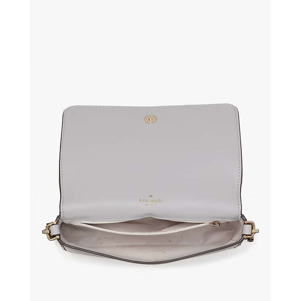 [INCOMING ETA 30 DAYS] Kate Spade Lena Colorblock Mini Flap Crossbody in Mountain Grey (KH792)
