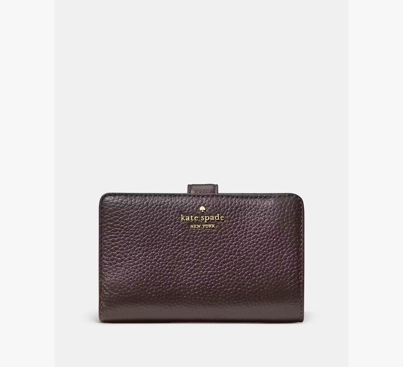 [READY STOCK MY] Kate Spade Lena Medium Bifold Wallet in Hot Fudge (KH787)