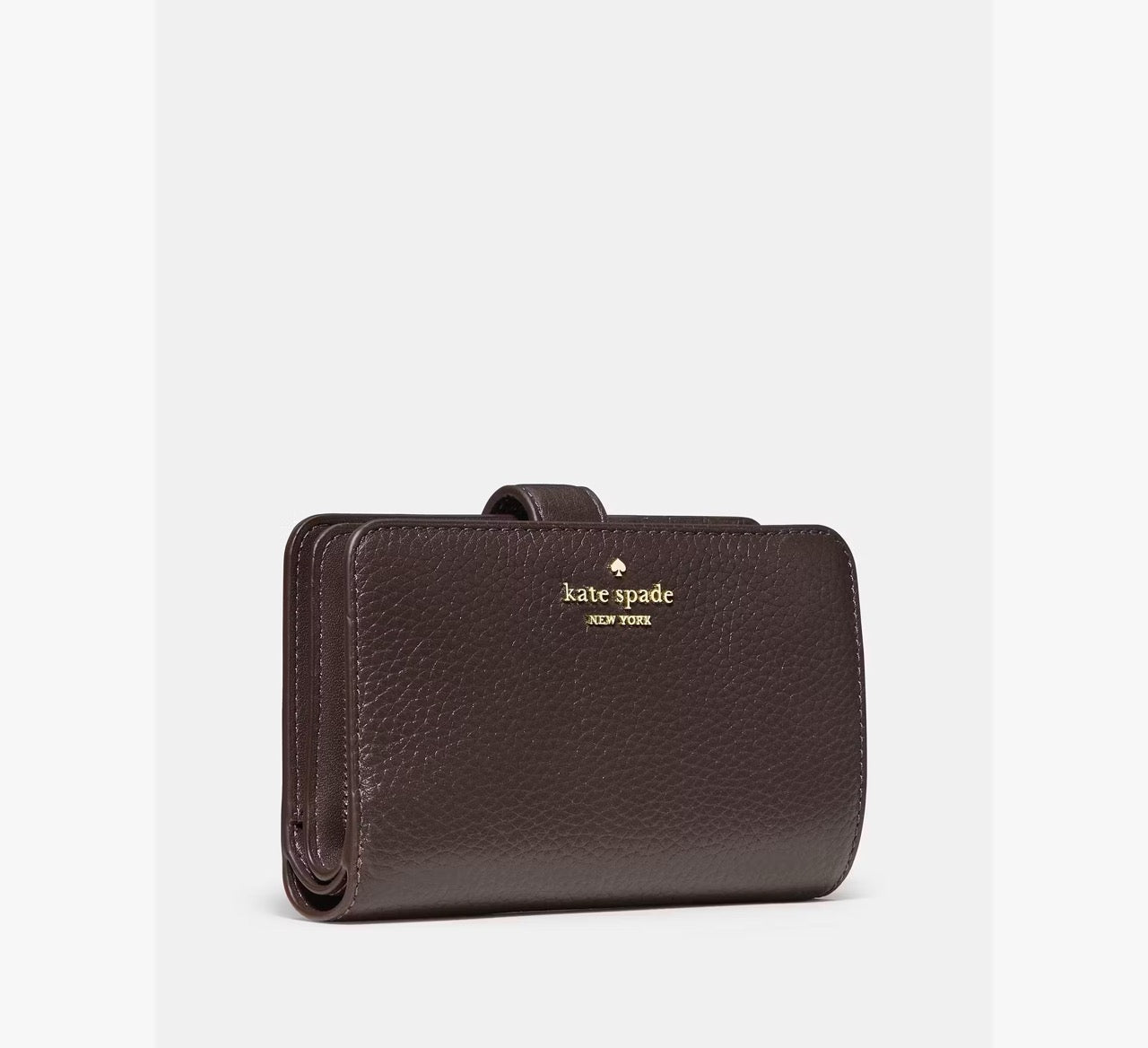 [READY STOCK MY] Kate Spade Lena Medium Bifold Wallet in Hot Fudge (KH787)