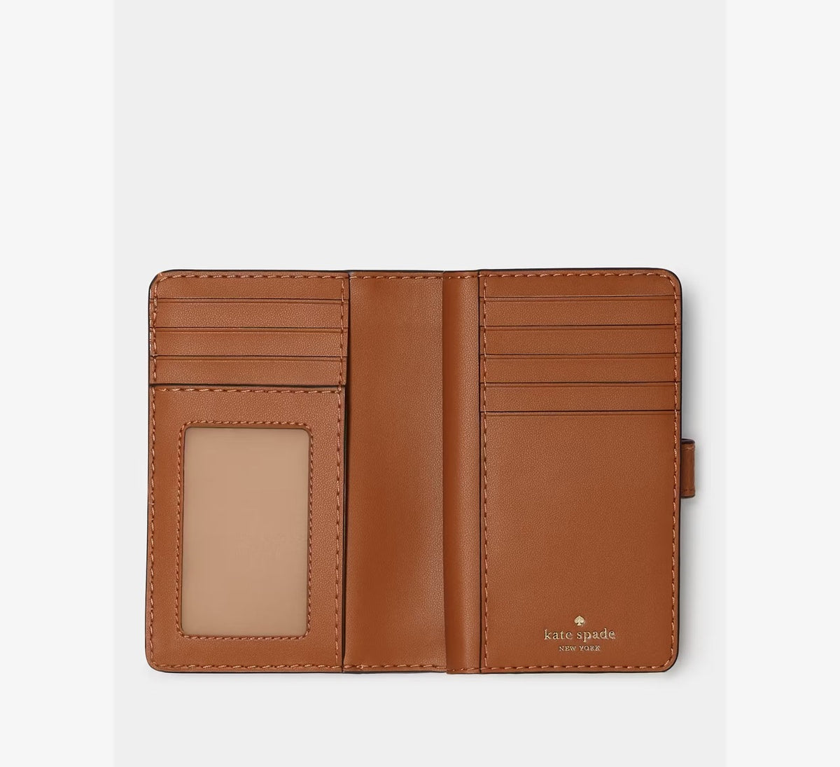 [READY STOCK MY] Kate Spade Lena Medium Bifold Wallet in Warm Ginger (KP052)