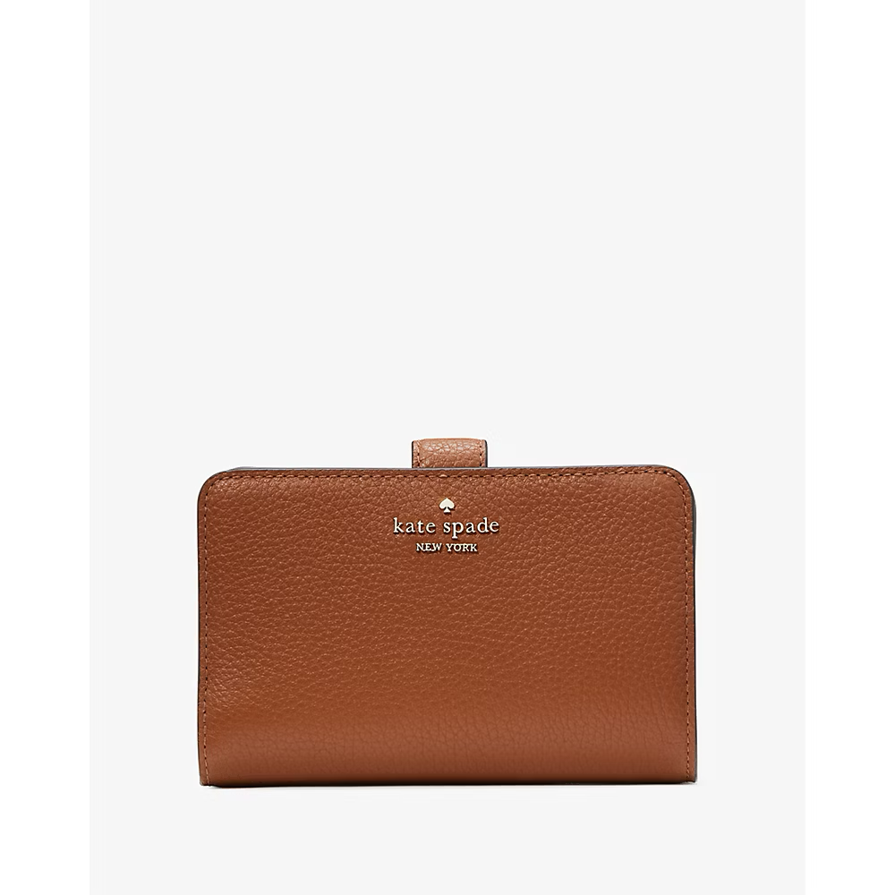 Kate Spade Lena Medium Compact Bifold Wallet in Warm Ginger (KH787)