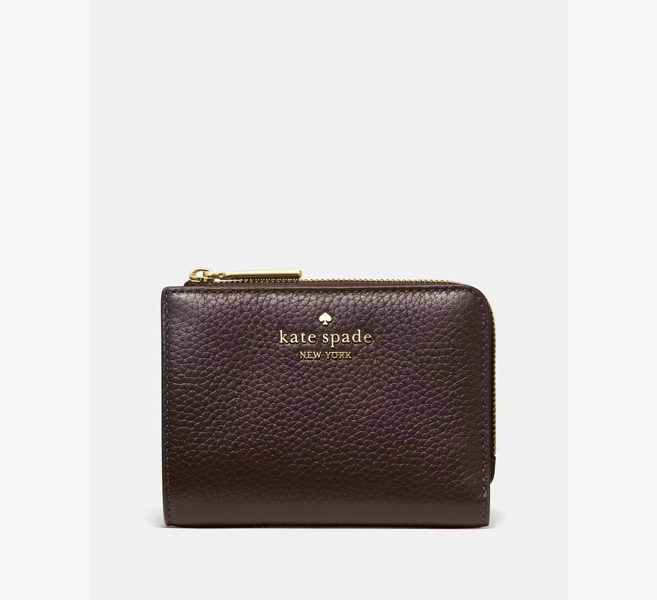 [INCOMING ETS 30 DAYS] Kate Spade Lena Small L Zip Wallet in Hot Fudge (KL842)