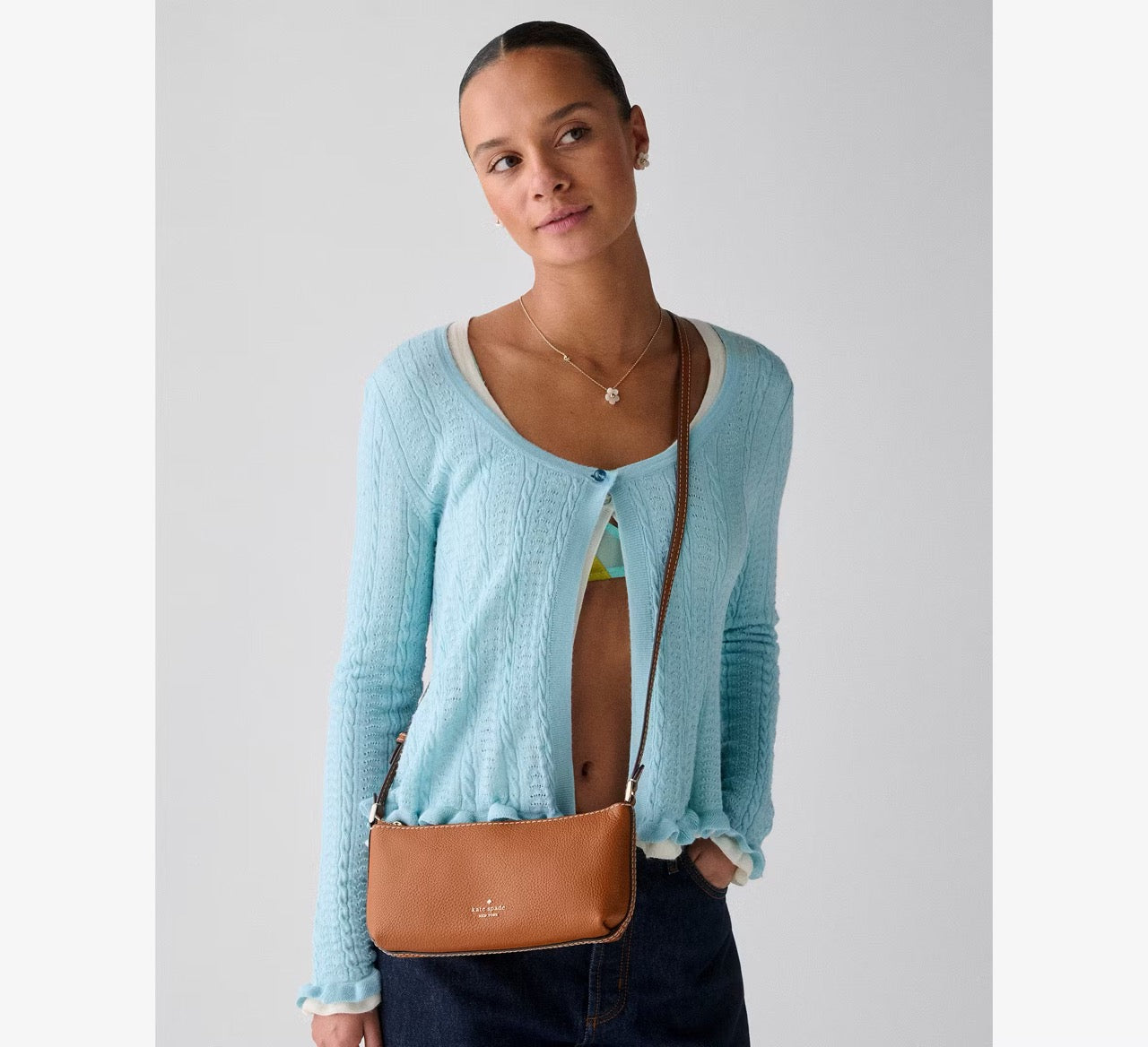 [INCOMING ETA 30 DAYS] Kate Spade Lenox Mini Crossbody Bag in Warm Ginger (KP037)