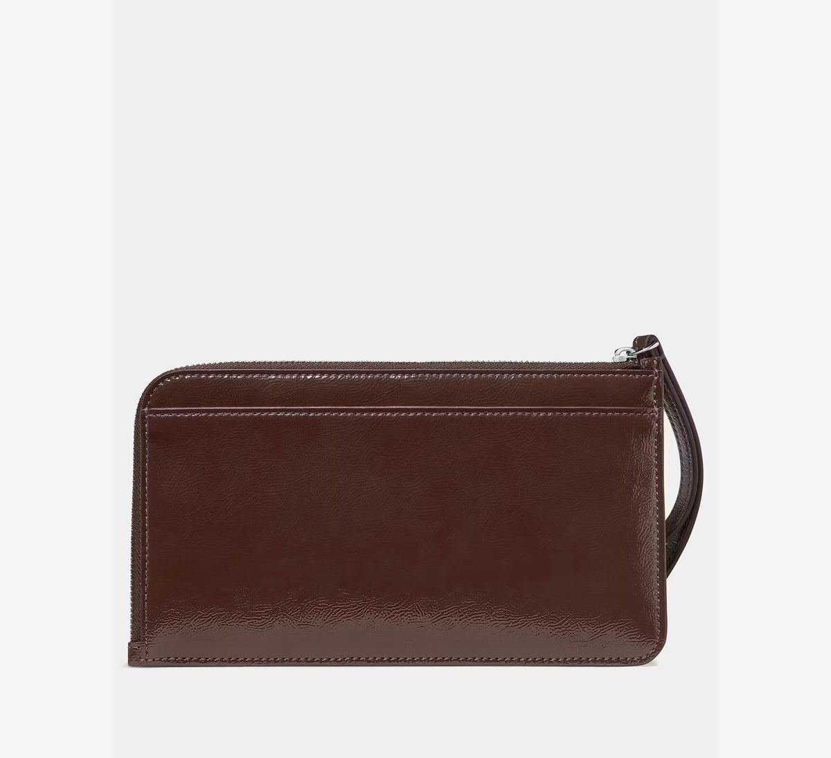[WEB EXCLUSIVE][READY STOCK MY] Kate Spade Lucy Shiny Wristlet in Hot Fudge (KP166)