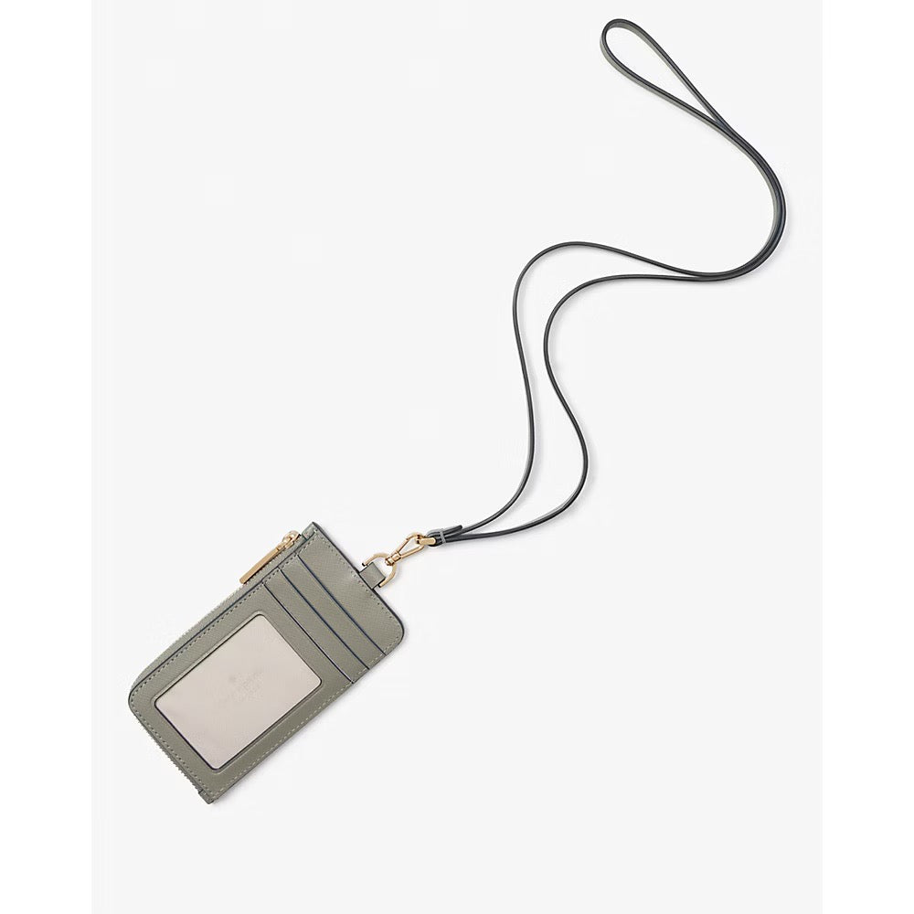 [INCOMING ETA 30 DAYS] Kate Spade Madison Card Case Lanyard in Dusky Pine (KC573)