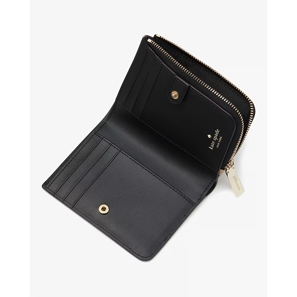 [INCOMING ETA 30 DAYS] Kate Spade Madison Colorblock Small L Zip Wallet in Toasted Hazelnut Multi (KH616)