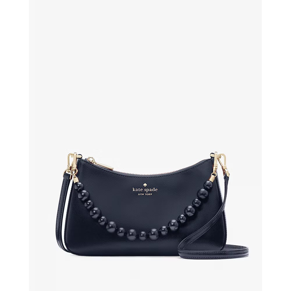 [INCOMING ETA 30 DAYS] Kate Spade Madison Faux Pearl Medium Convertible Crossbody in Parisian Navy (KI932)