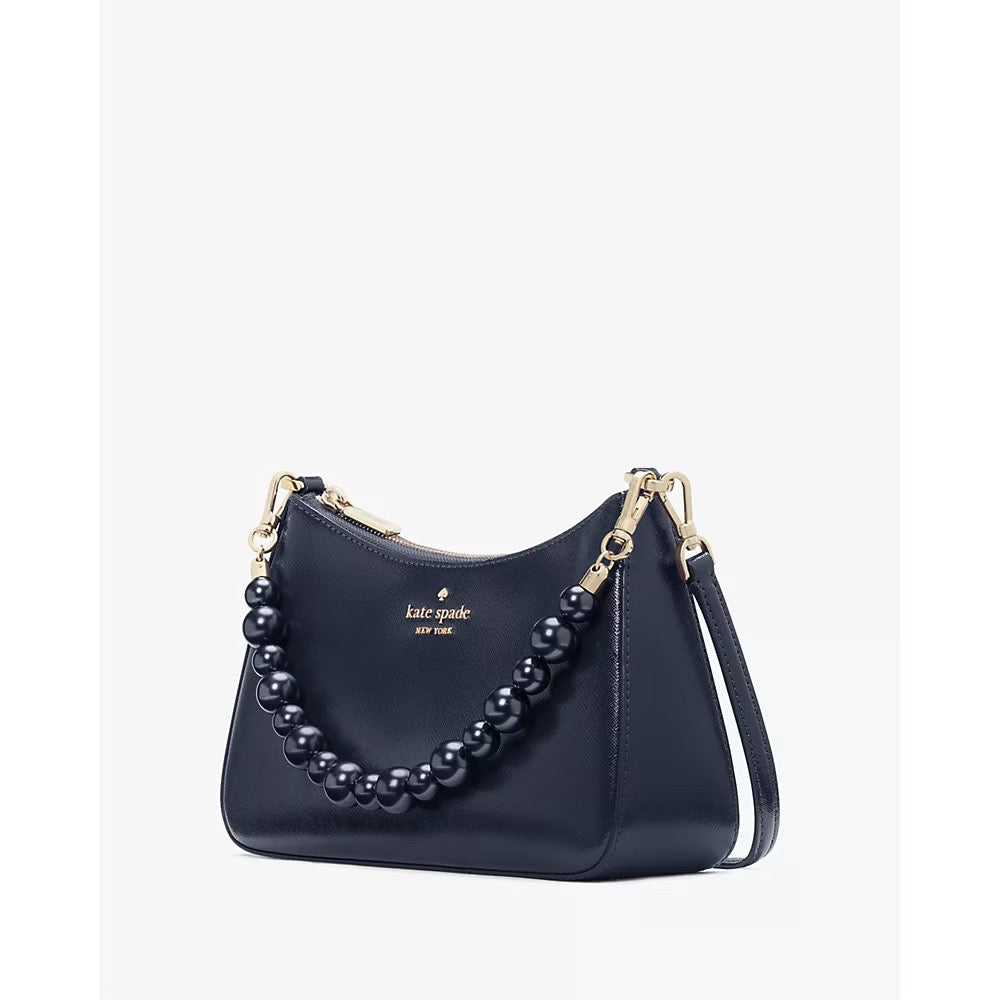 [INCOMING ETA 30 DAYS] Kate Spade Madison Faux Pearl Medium Convertible Crossbody in Parisian Navy (KI932)