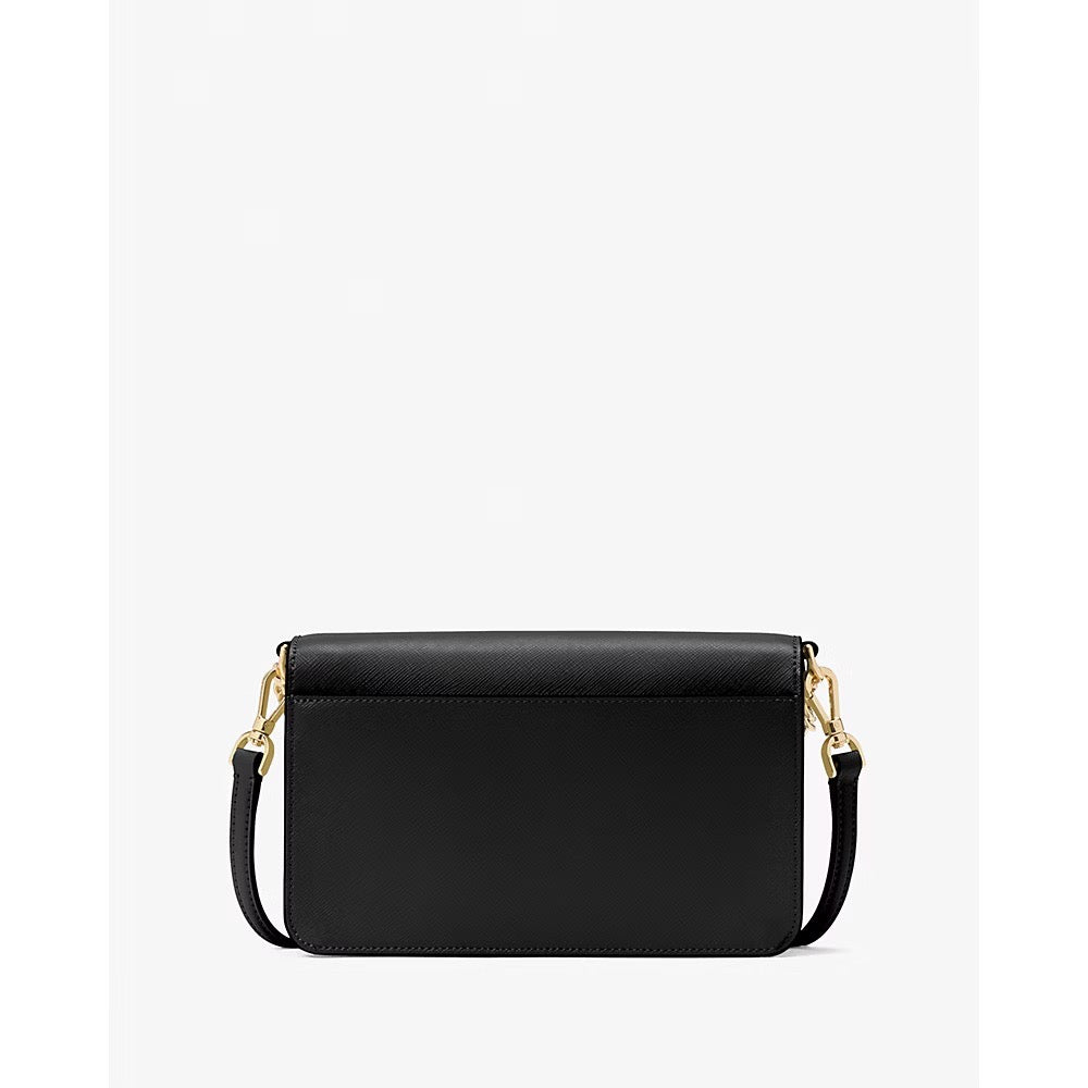 [INCOMING ETA 30 DAYS] Kate Spade Madison Floral Applique Willow Mini Crossbody in Black (KL869)