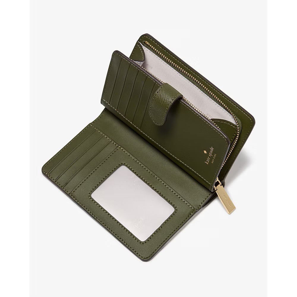 [INCOMING ETA 30 DAYS] Kate Spade Madison Floral Medium Bifold Wallet in Meringue (KL867)