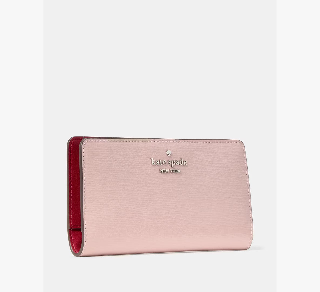 [READY STOCK MY] Kate Spade Madison Large Slim Bifold Wallet in Tutu Pink (KN228)