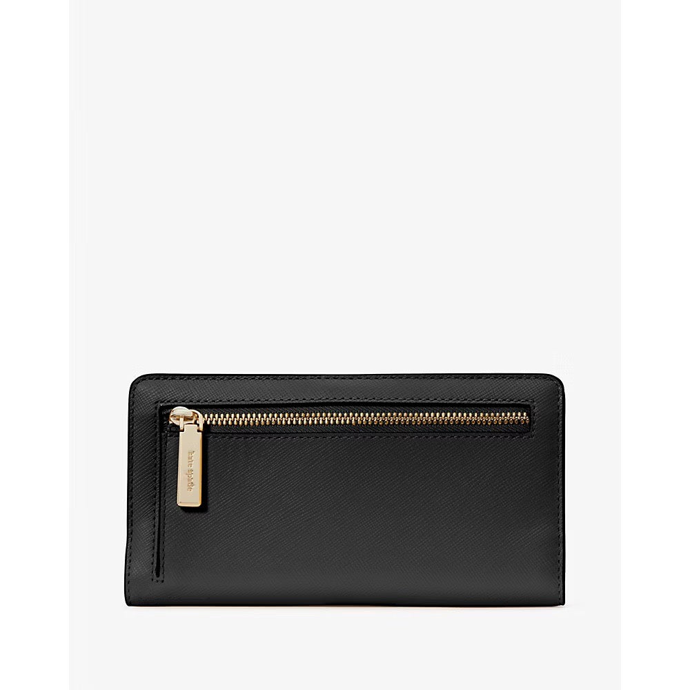 Kate Spade Madison Large Slim Wallet in Black (KI366)