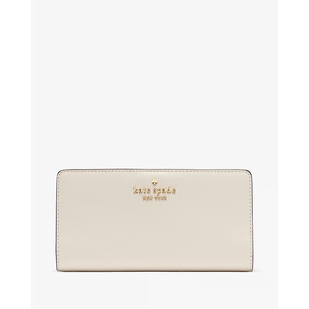 Kate Spade Madison Large Slim Wallet in Meringue (KI366)