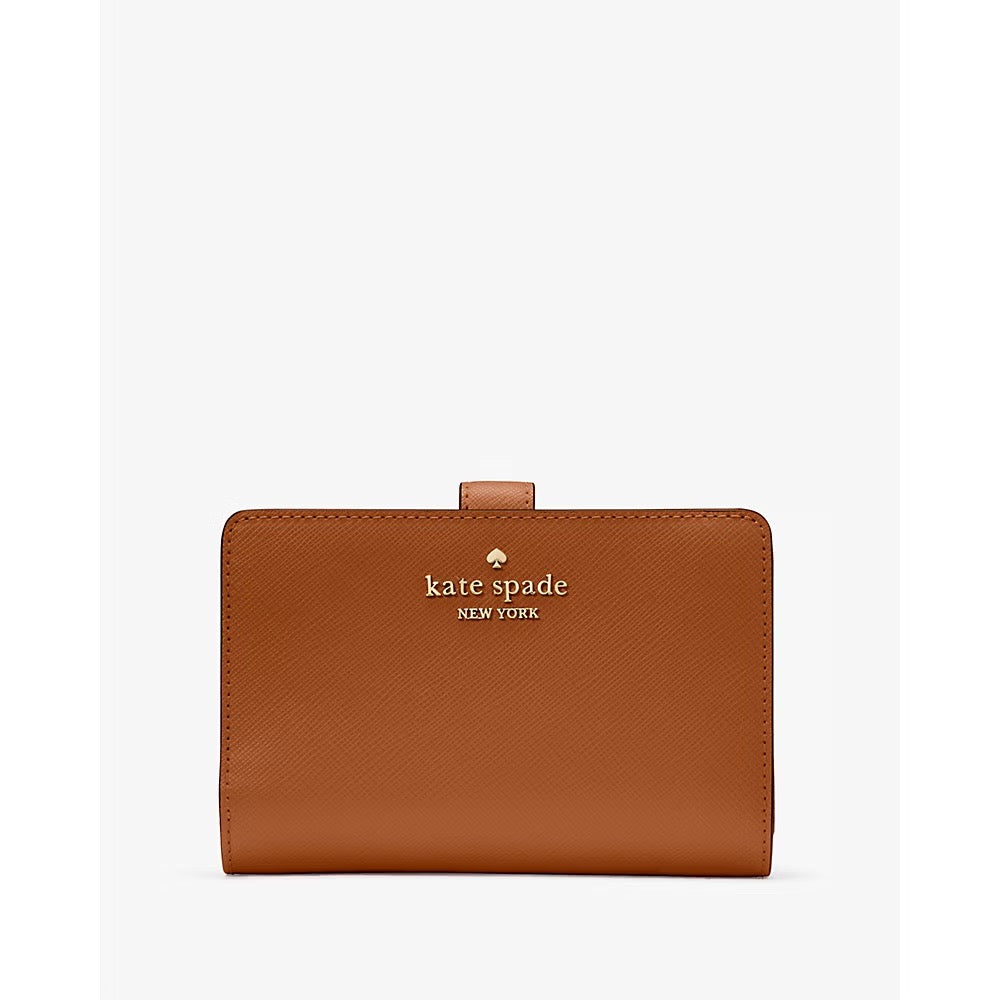 Kate Spade Madison Medium Compact Bifold Wallet in Caven Clay (KC580)