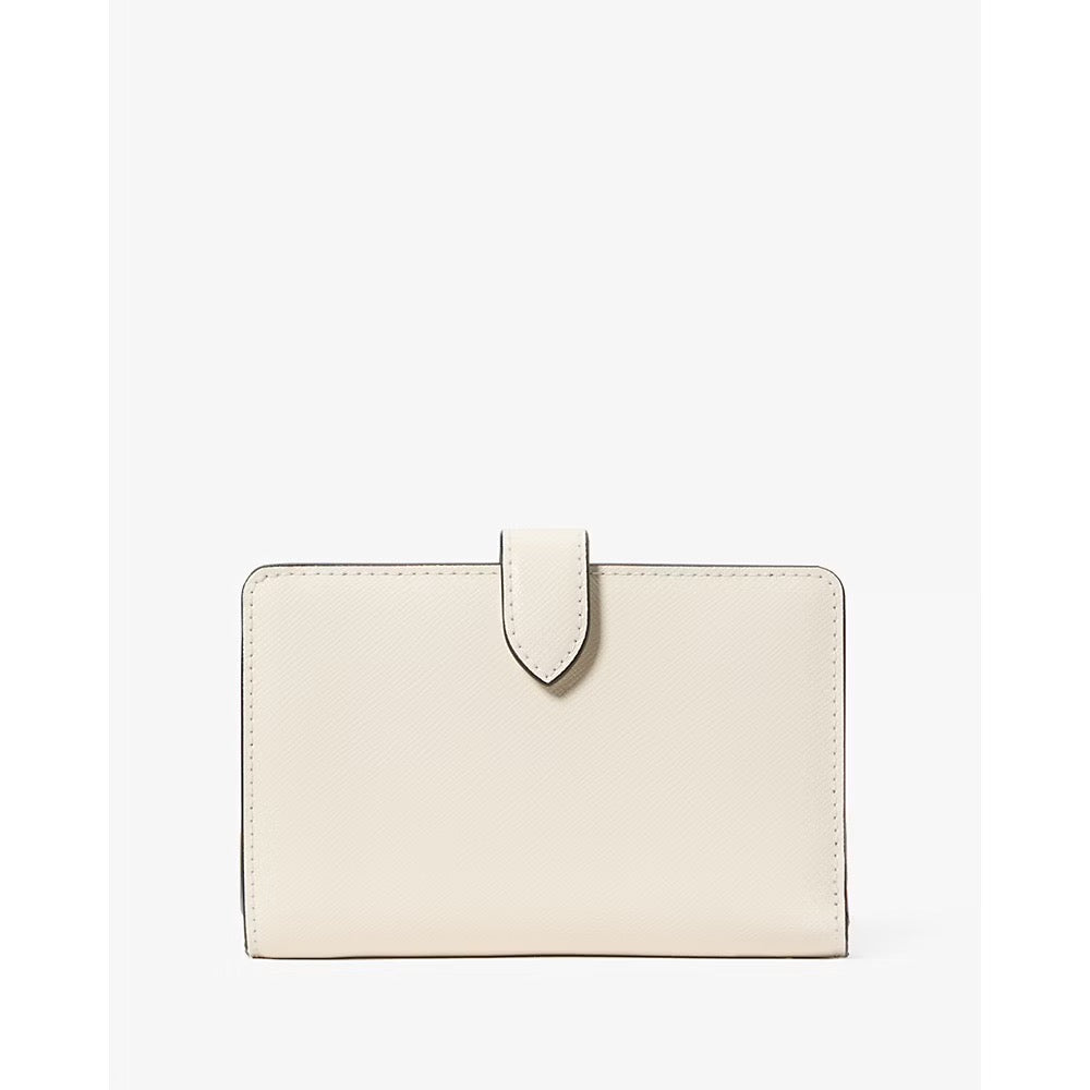 [READY STOCK MY] Kate Spade Madison Puffy Heart Medium Bifold Wallet in Meringue Multi (KK182)