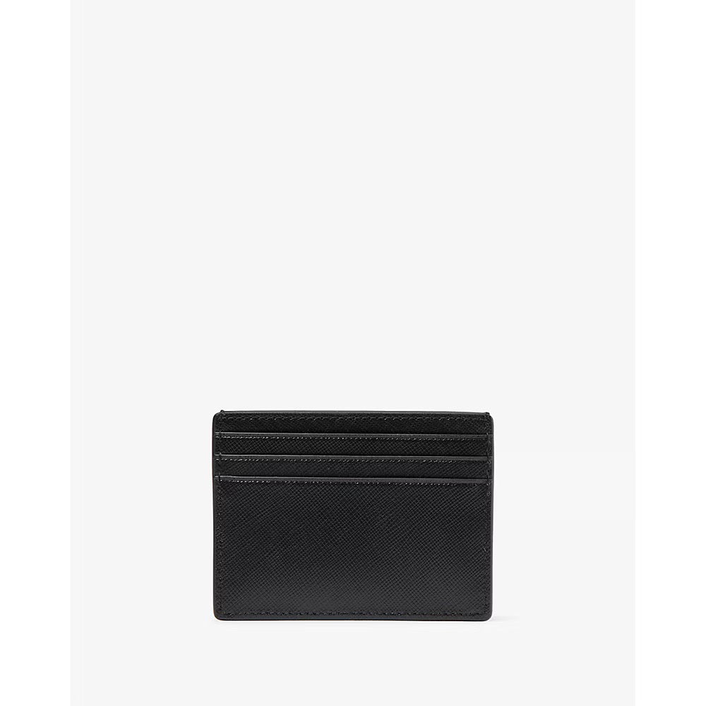 [READY STOCK MY] Kate Spade Madison Saffiano Leather Small Card Case in Black (KC582)