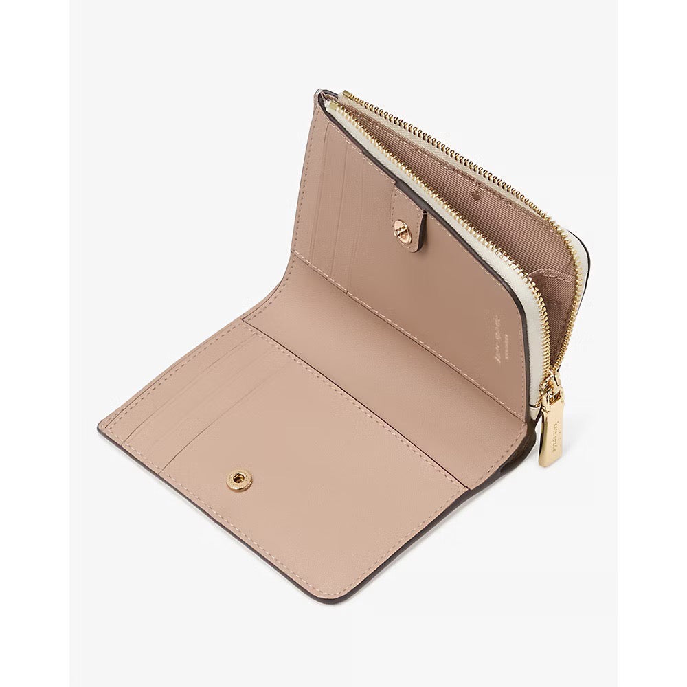 [INCOMING ETA 30 DAYS] Kate Spade Madison Small L-Zip Wallet in Meringue (KH615)