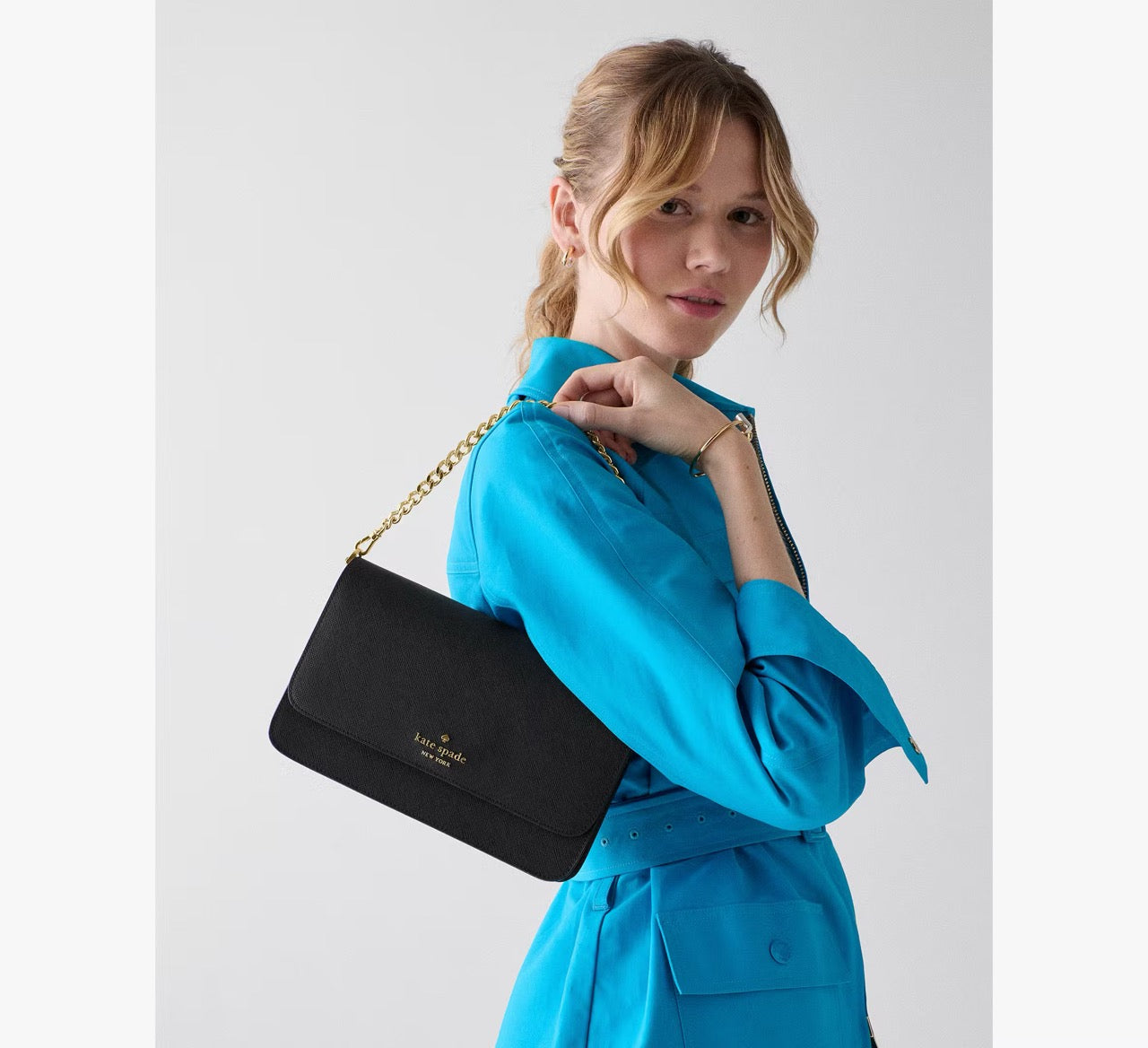 [READY STOCK MY] Kate Spade Madison Willow Crossbody Bag in Black (KN603)