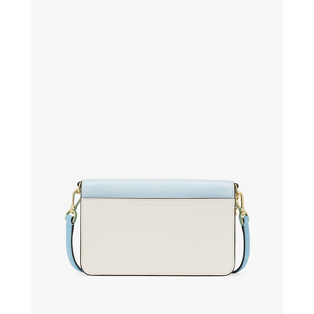 [READY STOCK MY] Kate Spade Madison Willow Mini Flap Crossbody in Crisp Sky Multi (KC517)