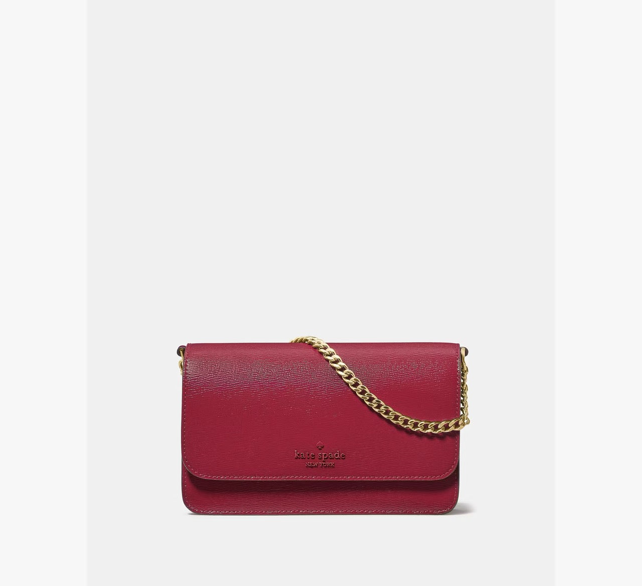 [READY STOCK MY] Kate Spade Madison Willow Mini Flap Crossbody in Red Jam (KN224)