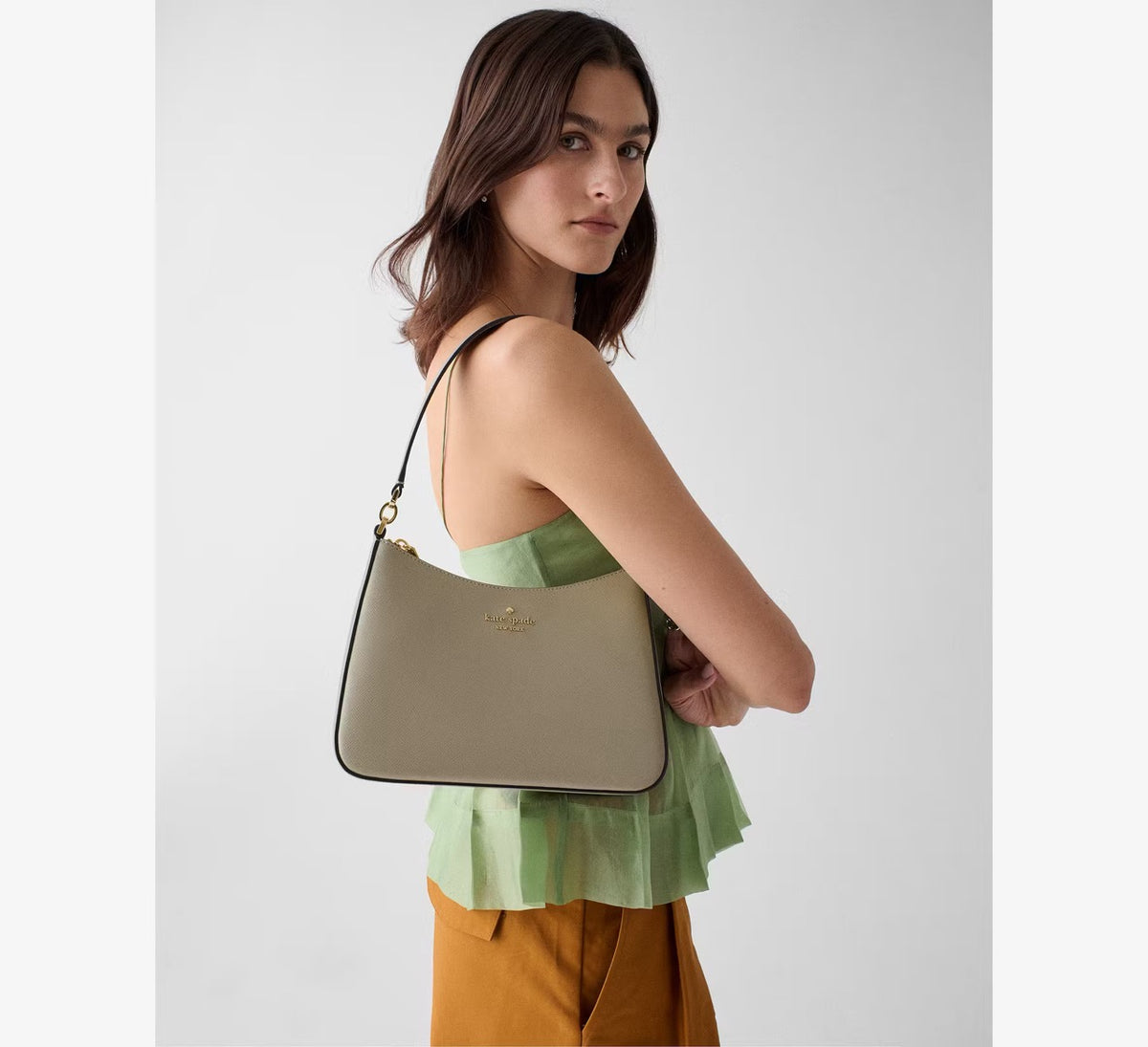 [WEB EXCLUSIVE][READY STOCK MY] Kate Spade Margot Convertible Shoulder Bag in Oyster Shell (KH397)
