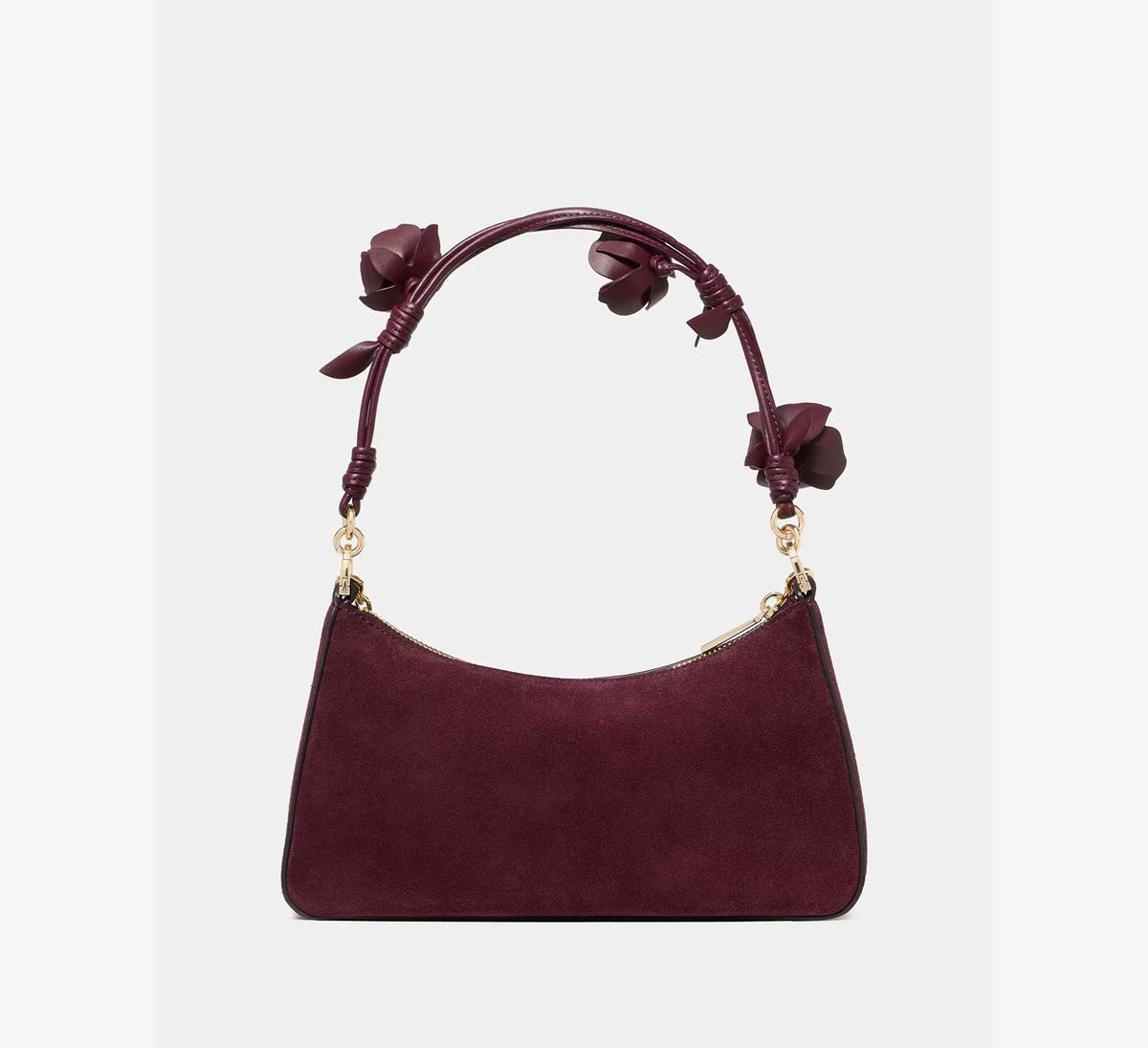 [READY STOCK MY] Kate Spade Margot Floral Handle Shoulder Bag in Grenache (KP640)