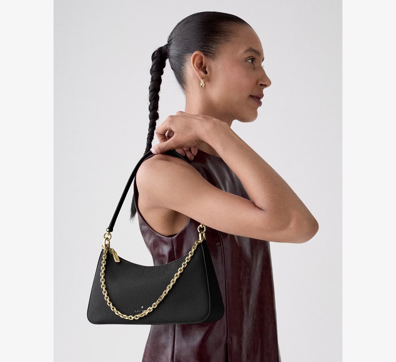 [READY STOCK MY] Kate Spade Margot Shoulder Bag in Black (KP890)