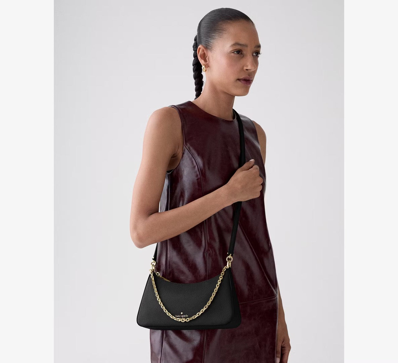 [READY STOCK MY] Kate Spade Margot Shoulder Bag in Black (KP890)
