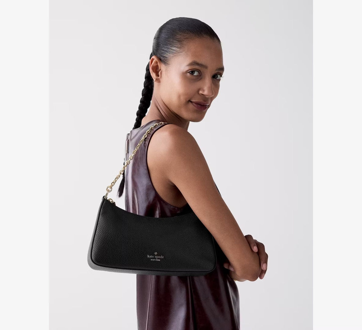 [READY STOCK MY] Kate Spade Margot Shoulder Bag in Black (KP890)