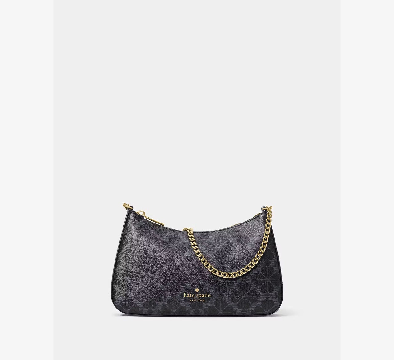 [READY STOCK MY] Kate Spade Margot Spade Flower Convertible Crossbody in Black (KI381)